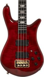 Solid body electric bass Spector                        Rudy Sarzo LT4 Euro - Scarlett red gloss