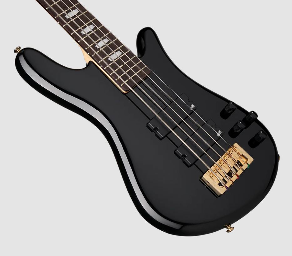 Spector Icon Ns-2 Bolt-on 5-cordes Rw - Black Gloss - Solid body electric bass - Variation 1