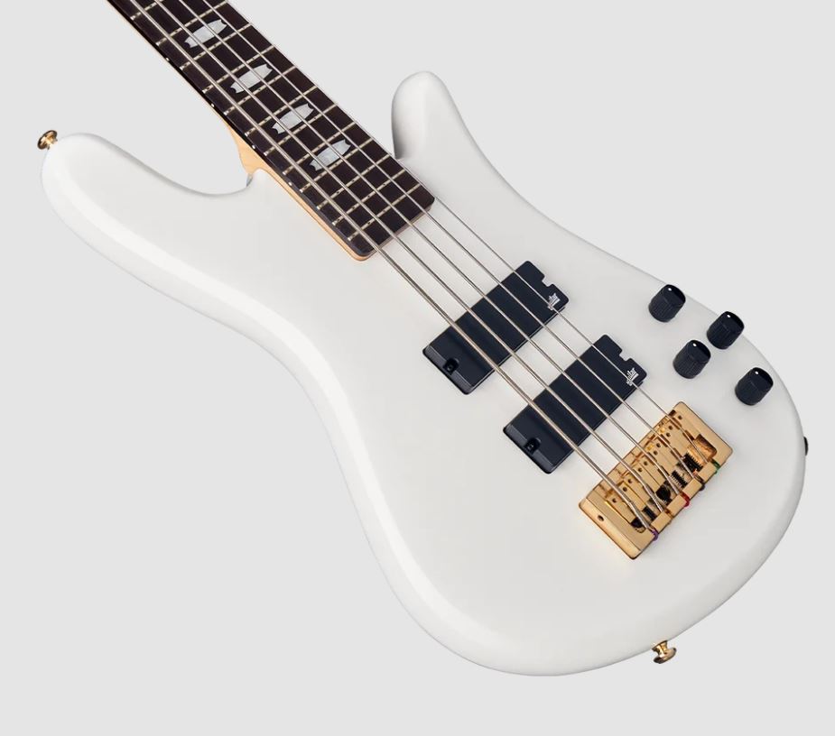 Spector Icon Ns-2 Bolt-on 5-cordes Rw - White Gloss - Solid body electric bass - Variation 1