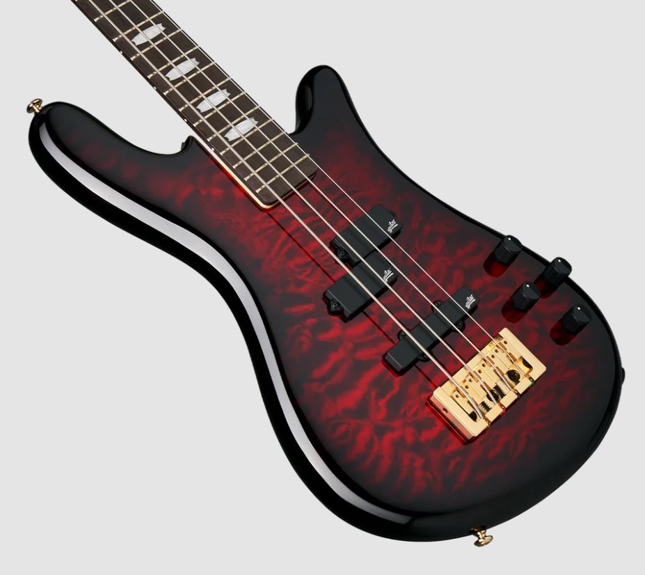 Spector Icon Ns-2 Bolt-on Rw - Black Cherry Gloss - Solid body electric bass - Variation 1