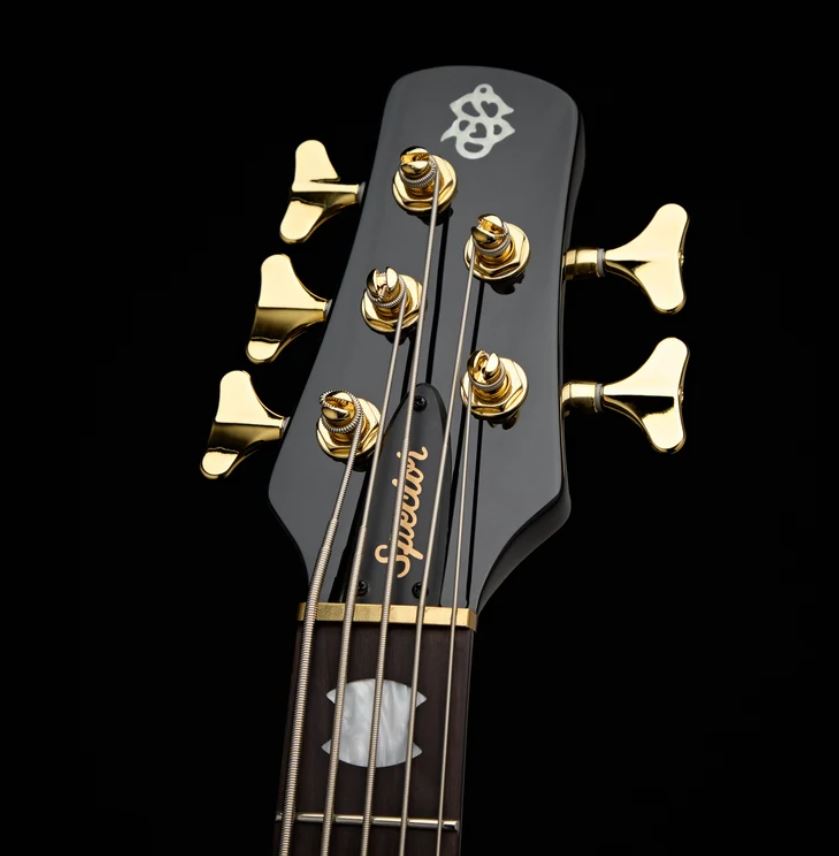 Spector Icon Ns-5 Neck-thru 5-cordes Rw - Haunted Moss - Solid body electric bass - Variation 1