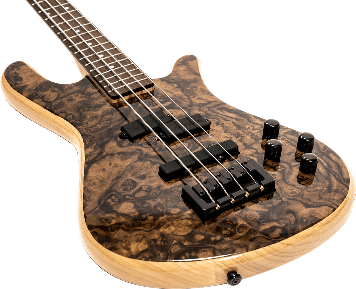 Spector Legend Serie Classic 4 Pf - Walnut Burl - Solid body electric bass - Variation 2