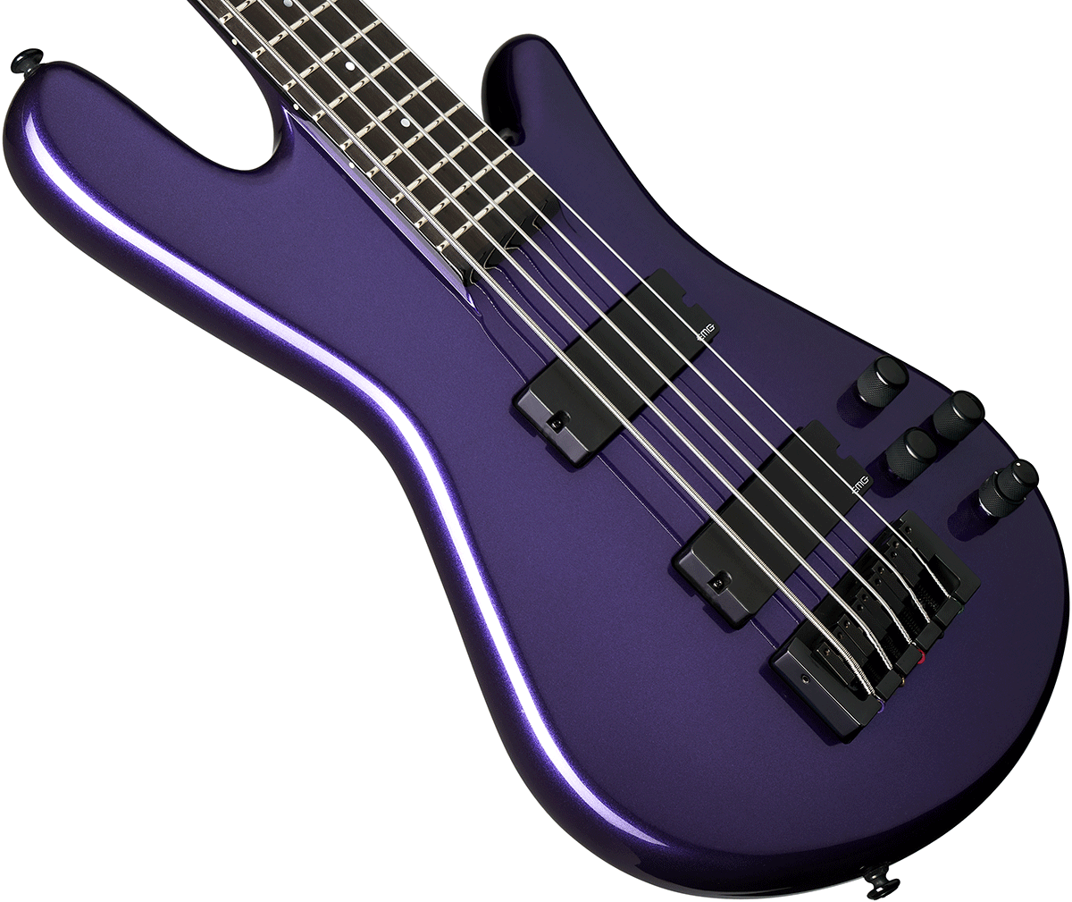 Spector Ns Ethos Hp 5 Eb - Plum Crazy Gloss - Solid body electric bass - Variation 2