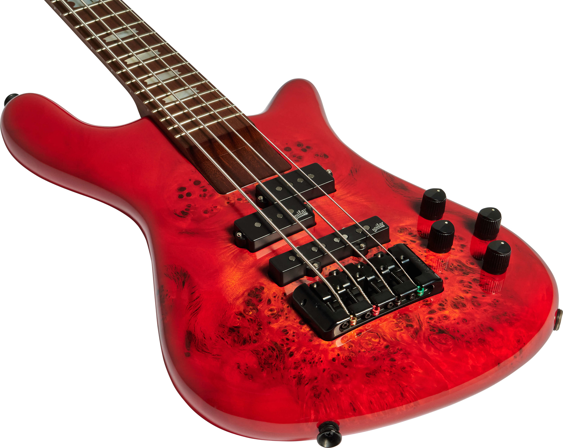 Spector Ns Eurobolt 4c Active Aguilar Mn - Inferno Red - Solid body electric bass - Variation 2