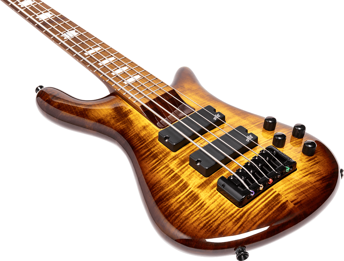 Spector Ns Eurobolt 5c Active Aguilar Mn - Tobacco Sunburst - Solid body electric bass - Variation 2