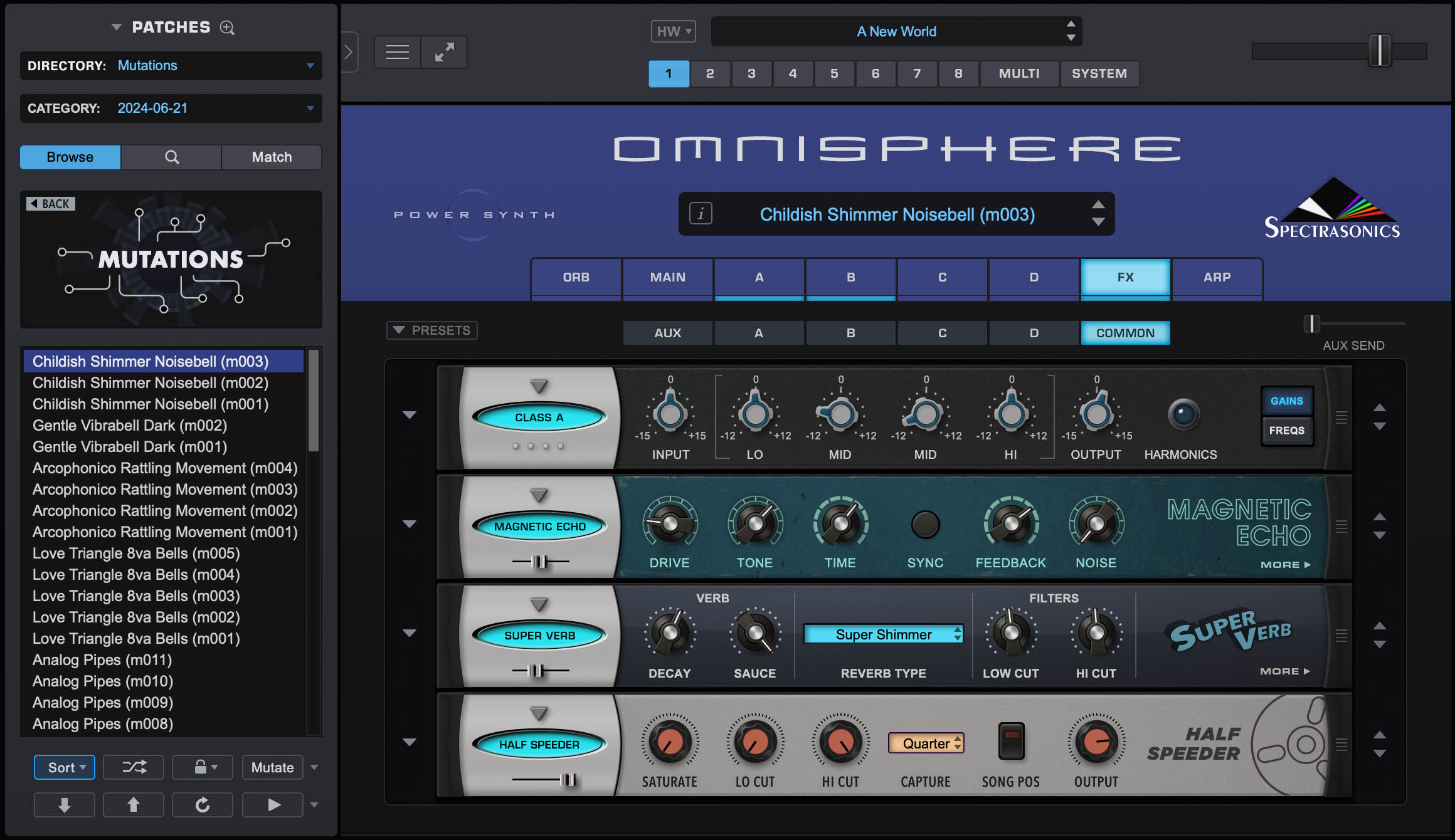 Spectrasonics Omnisphere 3 - Sound bank - Variation 6