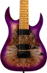 Baritone guitar Spira guitars S-457 TPP 7-string - Gloss trans purple