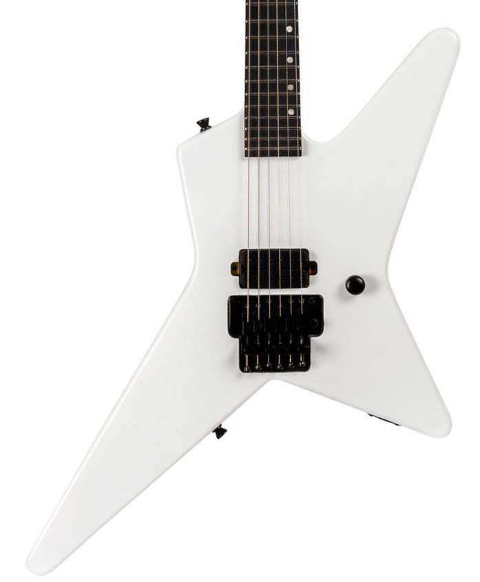 Metal electric guitar Spira guitars SR-420 WH - white satin