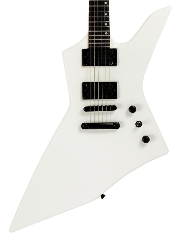 Metal electric guitar Spira guitars X-400 MWH - Satin white
