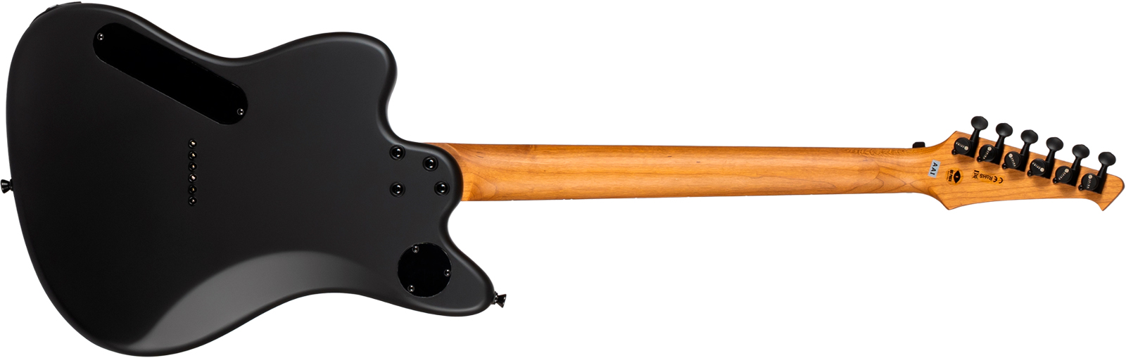 Spira Guitars J400 Mbk 2h Ht Rw - Black Satin - Double cut electric guitar - Variation 1