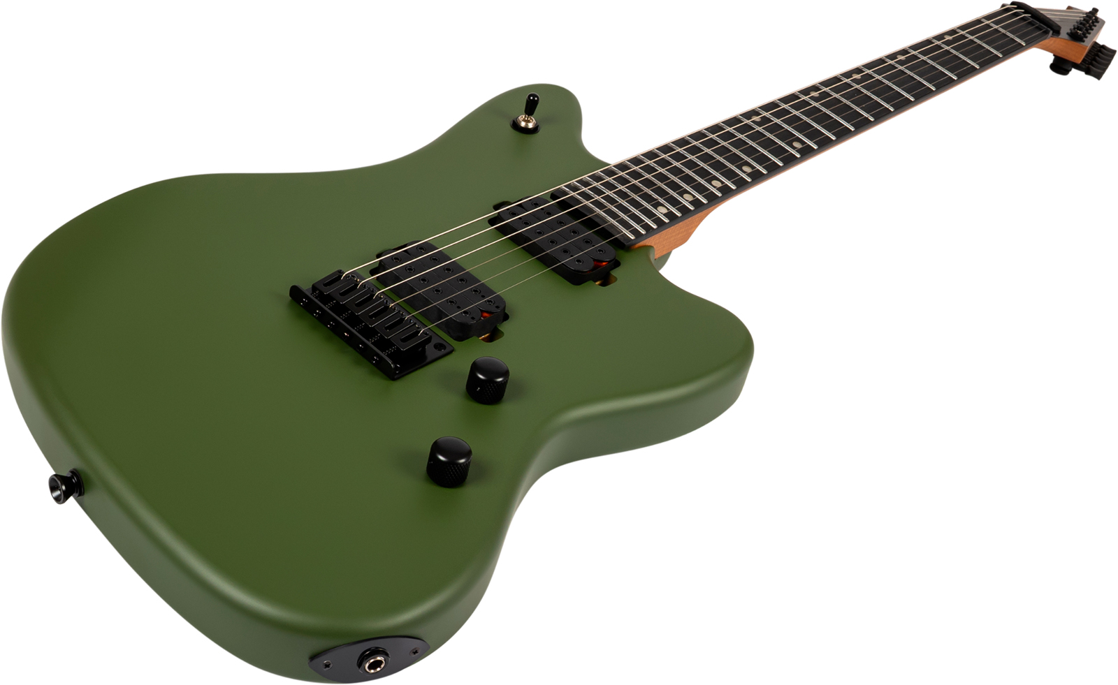Spira Guitars J400 Mgr 2h Ht Rw - Green Satin - Double cut electric guitar - Variation 2