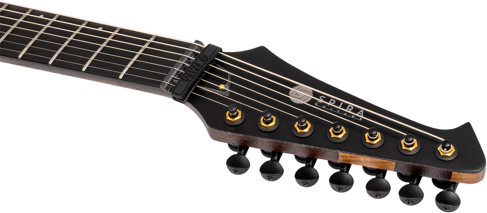 Spira Guitars S1007 Pro 7c Baryton 2h Ht Eb - Satin Natural - Baritone guitar - Variation 5