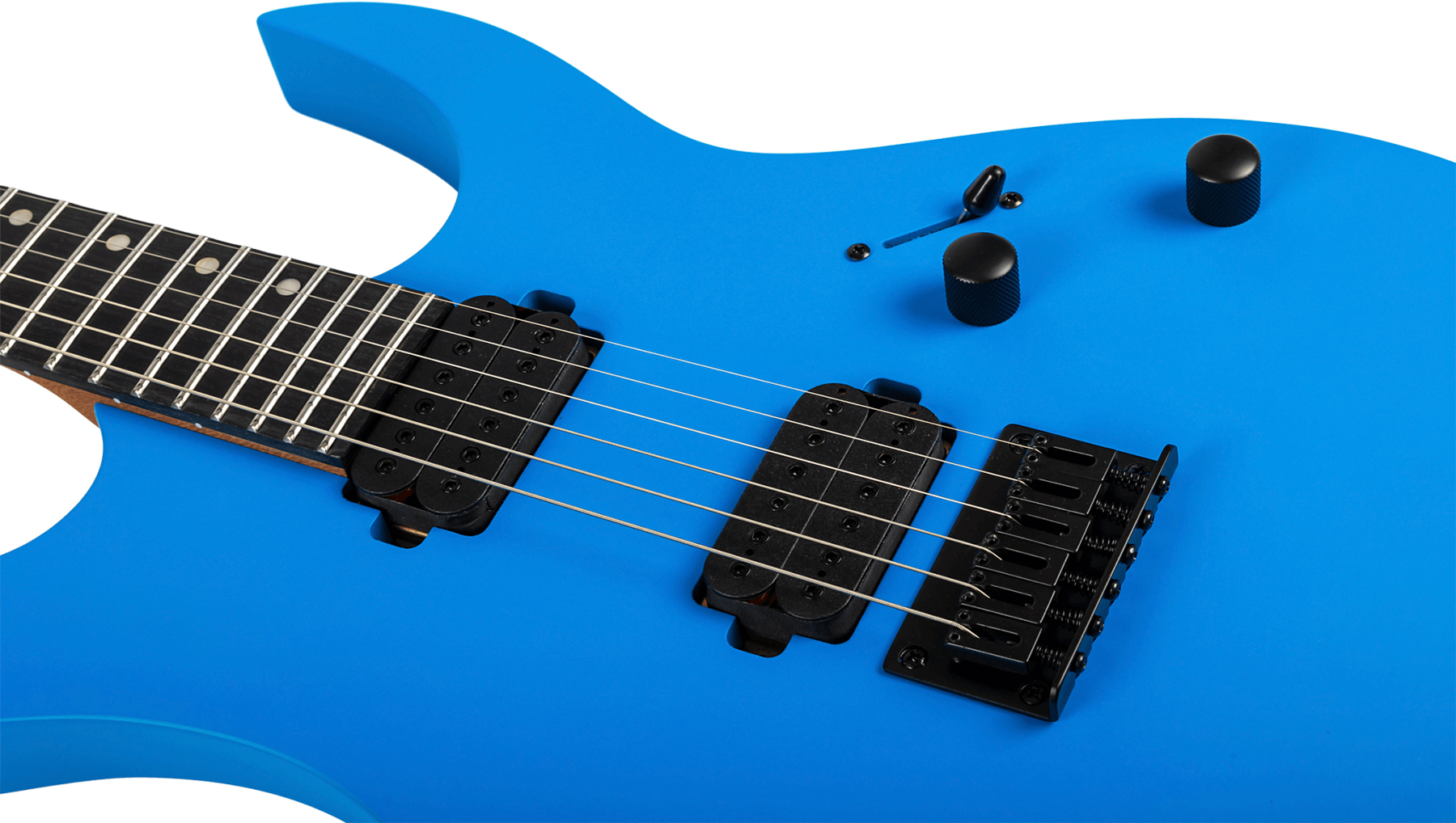 Spira Guitars S400 Mbl 2h Ht Eb - Blue Satin - Metal electric guitar - Variation 3