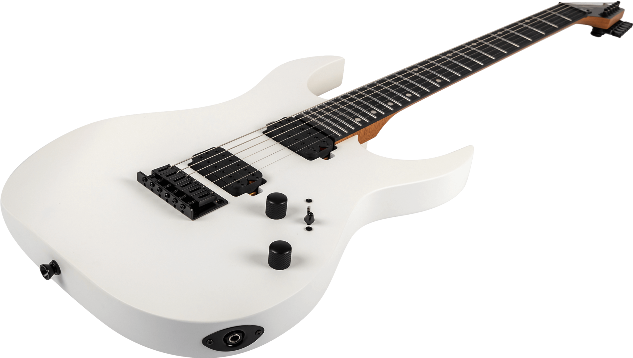 Spira Guitars S400 Mwh 2h Ht Eb - Satin White - Str shape electric guitar - Variation 2