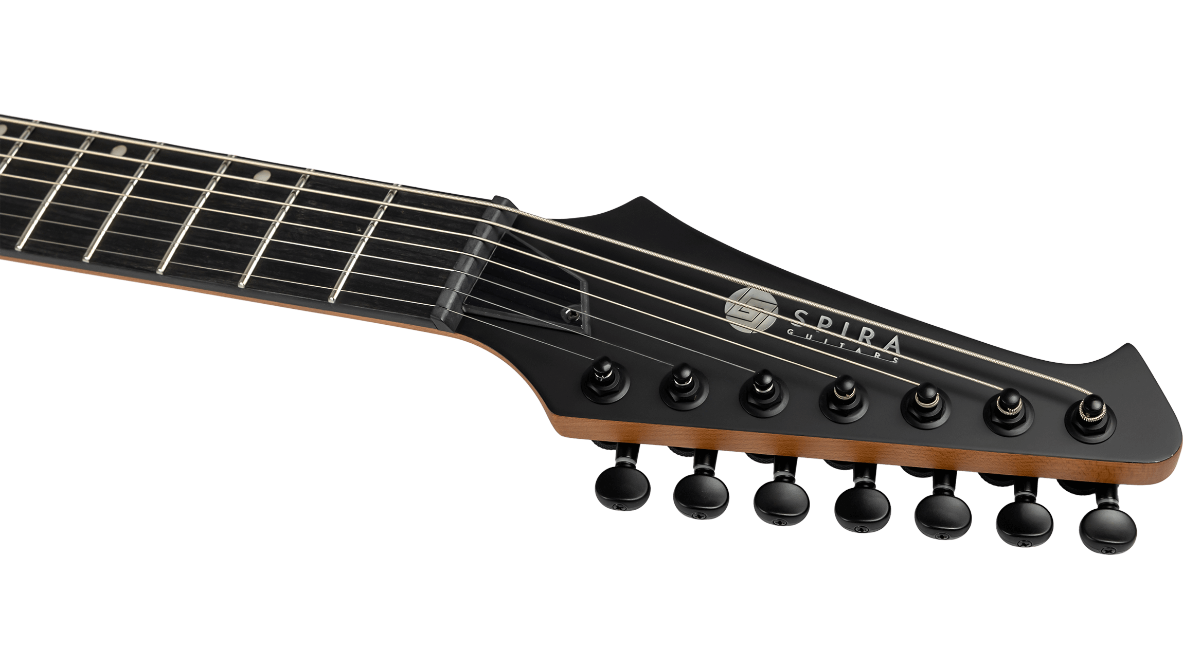 Spira Guitars S407 Mwr 7c Baryton 2h Ht Eb - Wine Red Satin - Baritone guitar - Variation 4