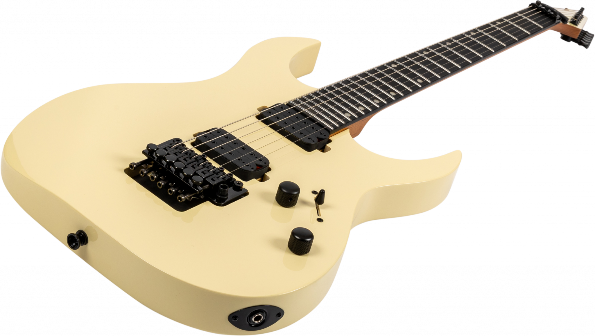 Spira Guitars S420 Awh 2h Fr Eb - Alpine White - Str shape electric guitar - Variation 2