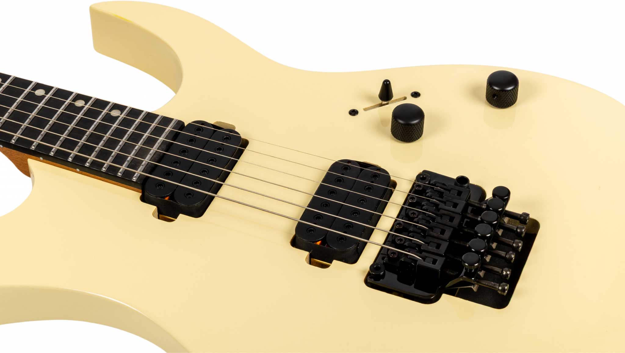 Spira Guitars S420 Awh 2h Fr Eb - Alpine White - Str shape electric guitar - Variation 3