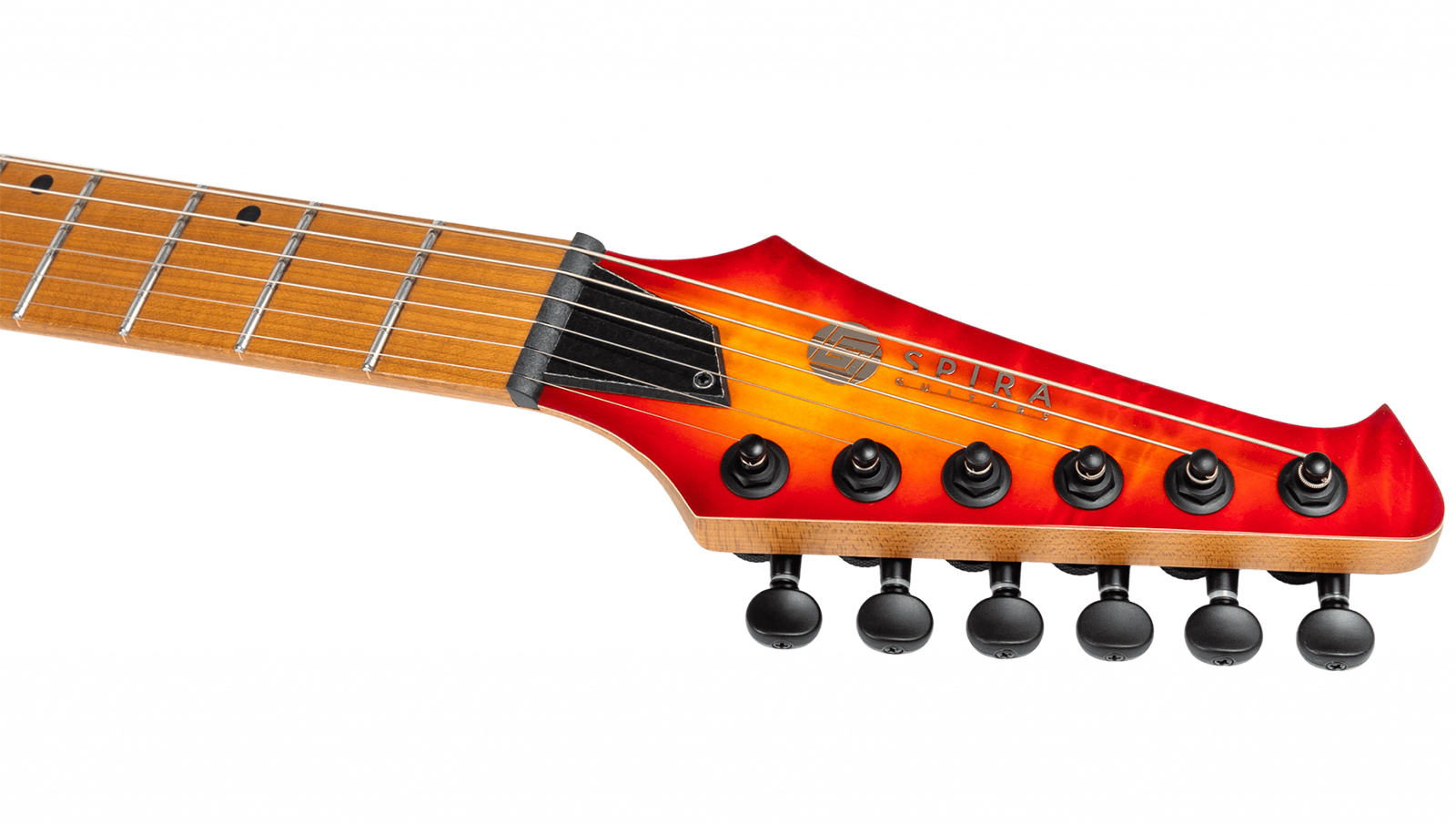 Spira Guitars S500 Qfb 2h Ht Mn - Fireburst - Str shape electric guitar - Variation 3