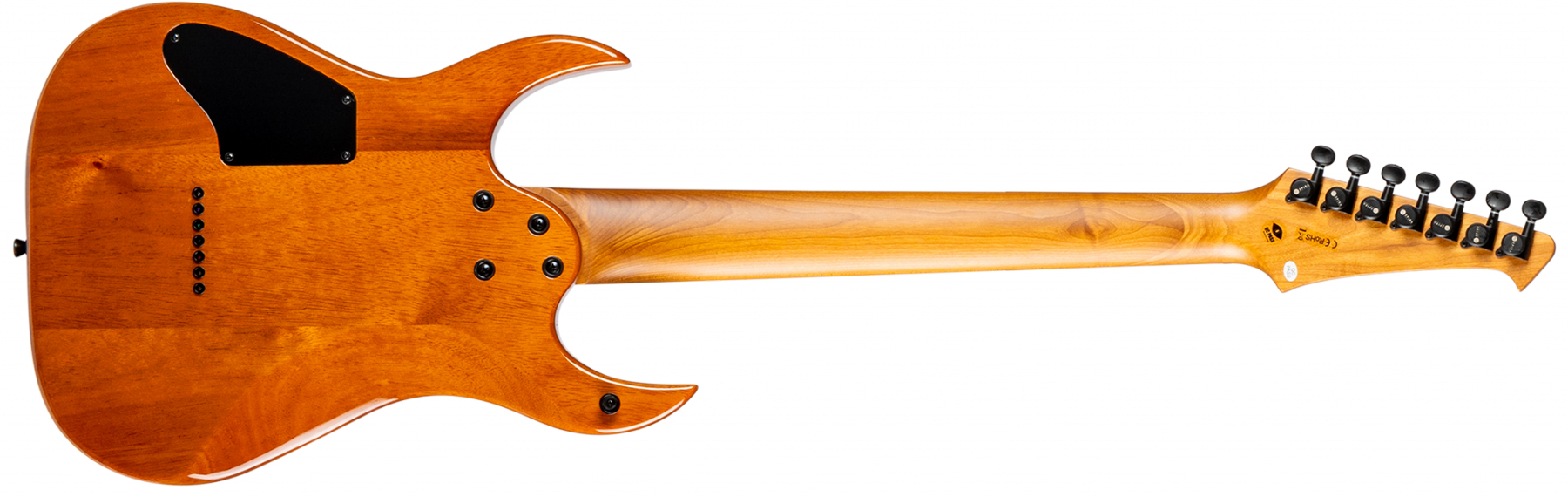 Spira Guitars S507 Qfb 7c Baritone 2h Ht Mn - Fireburst - Baritone guitar - Variation 1