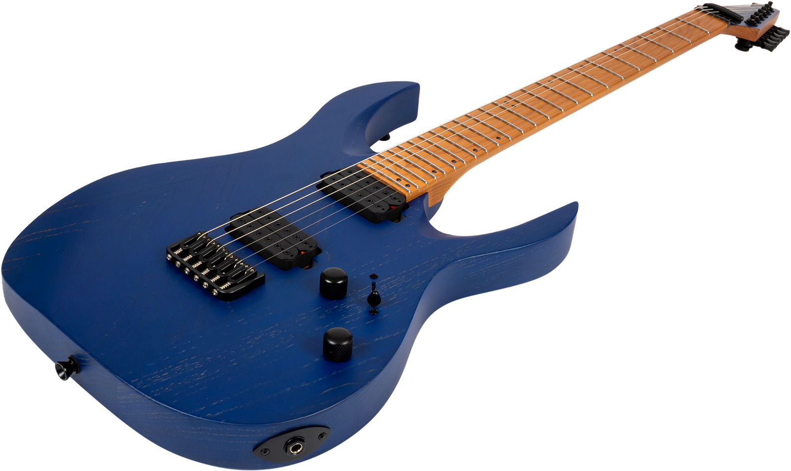 Spira Guitars S600 Abl 2h Ht Eb - Stained Blue - Str shape electric guitar - Variation 2