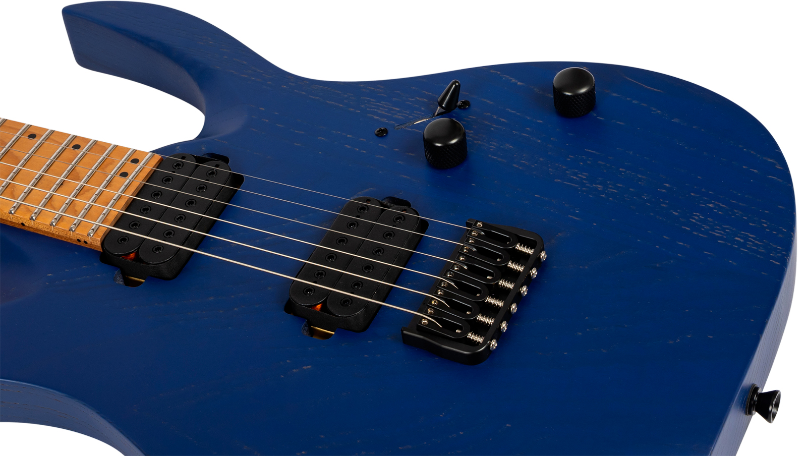 Spira Guitars S600 Abl 2h Ht Eb - Stained Blue - Str shape electric guitar - Variation 3