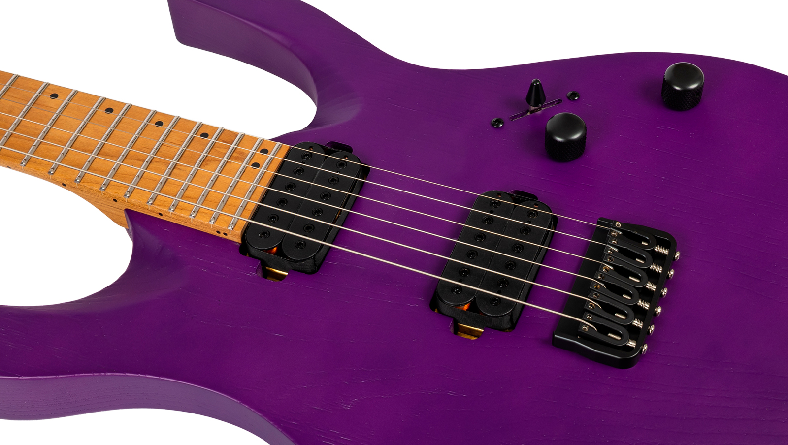 Spira Guitars S600 App 2h Ht Eb - Stained Purple - Str shape electric guitar - Variation 3