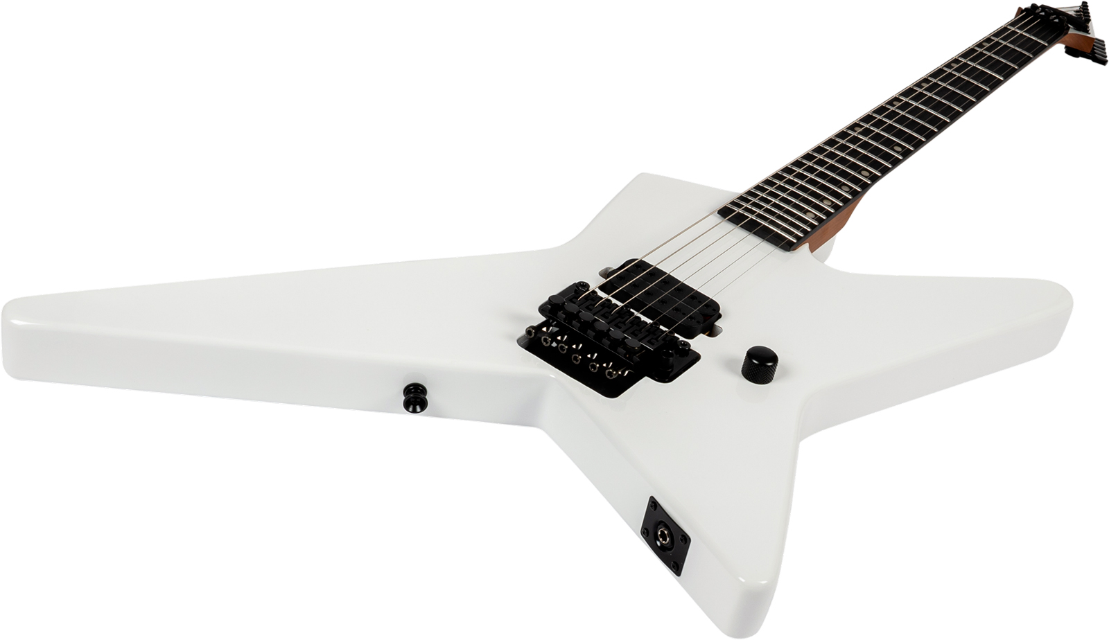 Spira Guitars Sr420 Wh 1h Fr Eb - White Satin - Metal electric guitar - Variation 2