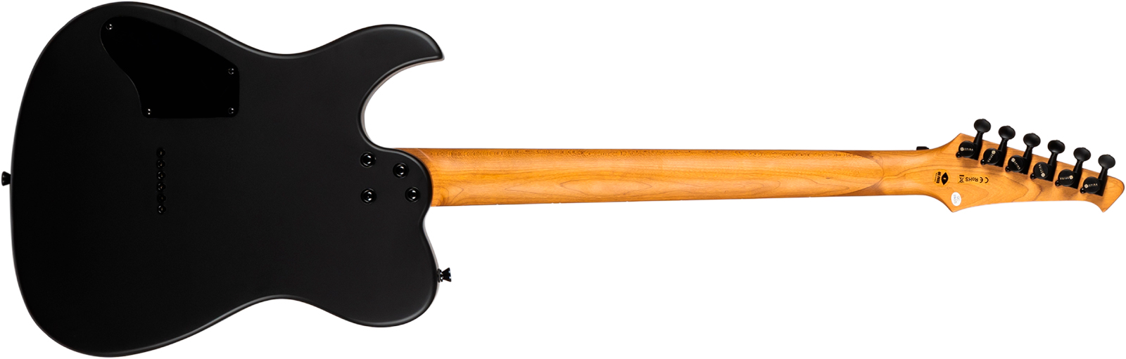 Spira Guitars T400 Mbk Baryton 2h Ht Eb - Black Satin - Baritone guitar - Variation 1