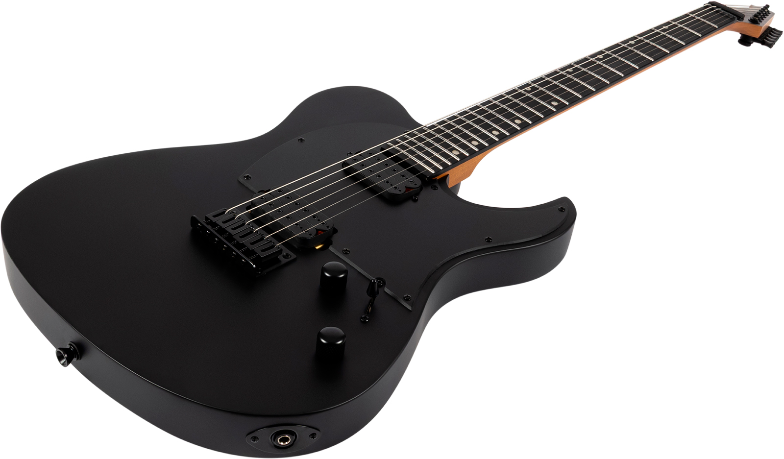 Spira Guitars T400 Mbk Baryton 2h Ht Eb - Black Satin - Baritone guitar - Variation 2