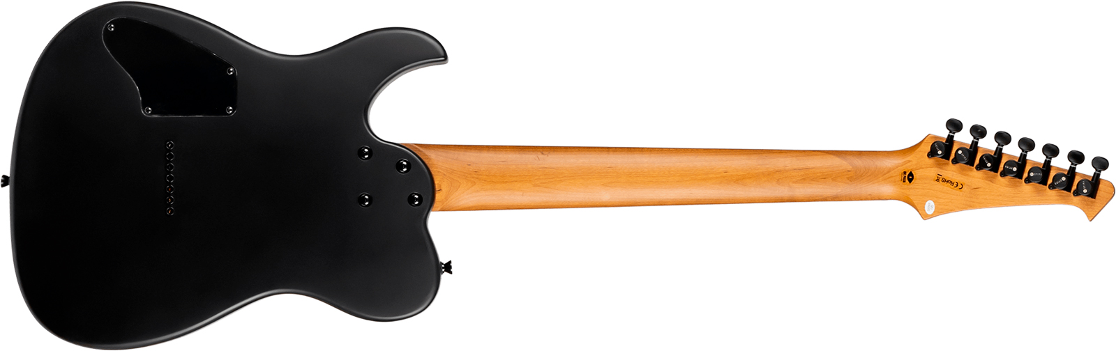 Spira Guitars T407 Mwh 7c 2h Ht Eb - Satin Black - Baritone guitar - Variation 1