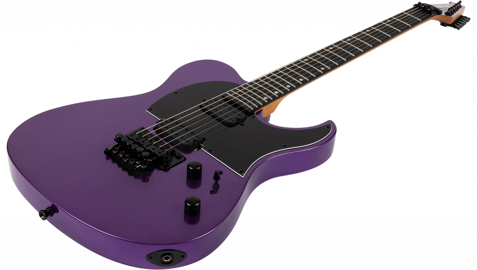 Spira Guitars T420 Pp 2h Fr Eb - Metallic Purple - Tel shape electric guitar - Variation 2