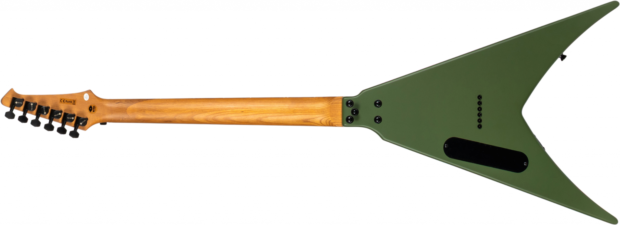 Spira Guitars V400 Mgr 2h Ht Eb - Satin Green - Metal electric guitar - Variation 1