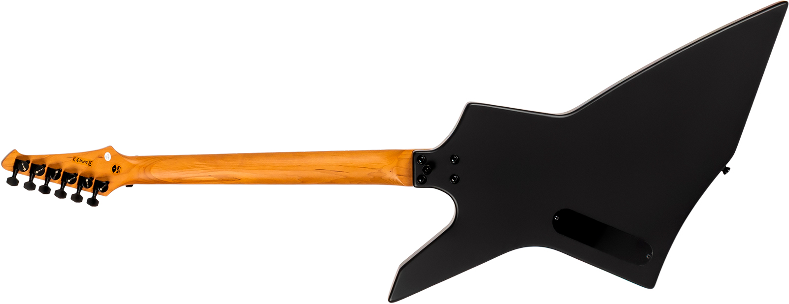 Spira Guitars X400 Mbk 2h Ht Mn - Satin Black - Metal electric guitar - Variation 1