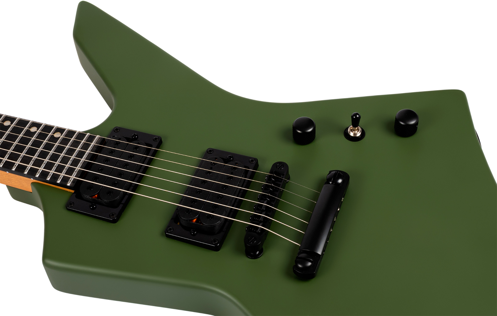 Spira Guitars X400 Mgr 2h Ht Mn - Satin Green - Metal electric guitar - Variation 4