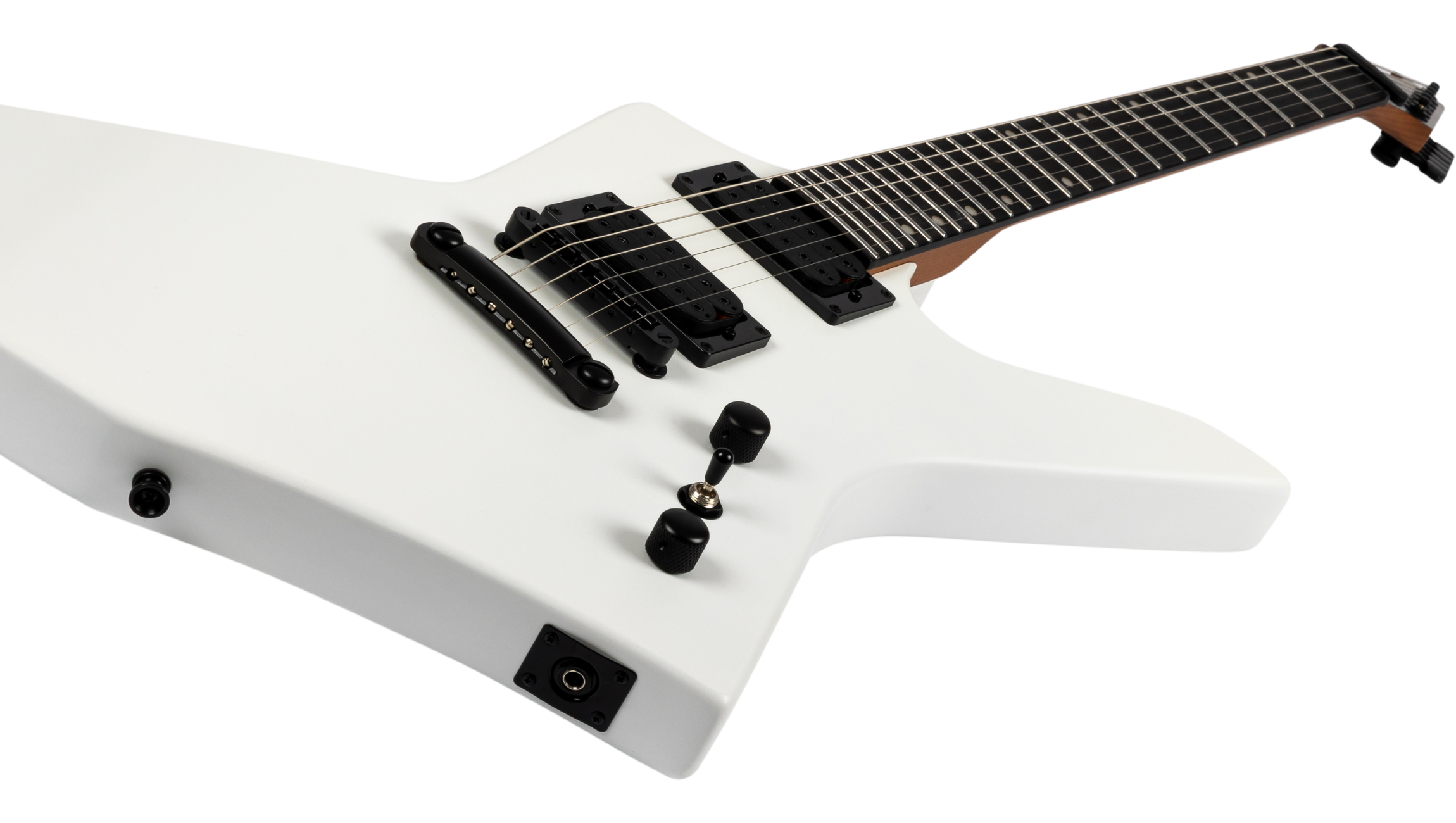 Spira Guitars X400 Mwh 2h Ht Mn - Satin White - Metal electric guitar - Variation 3