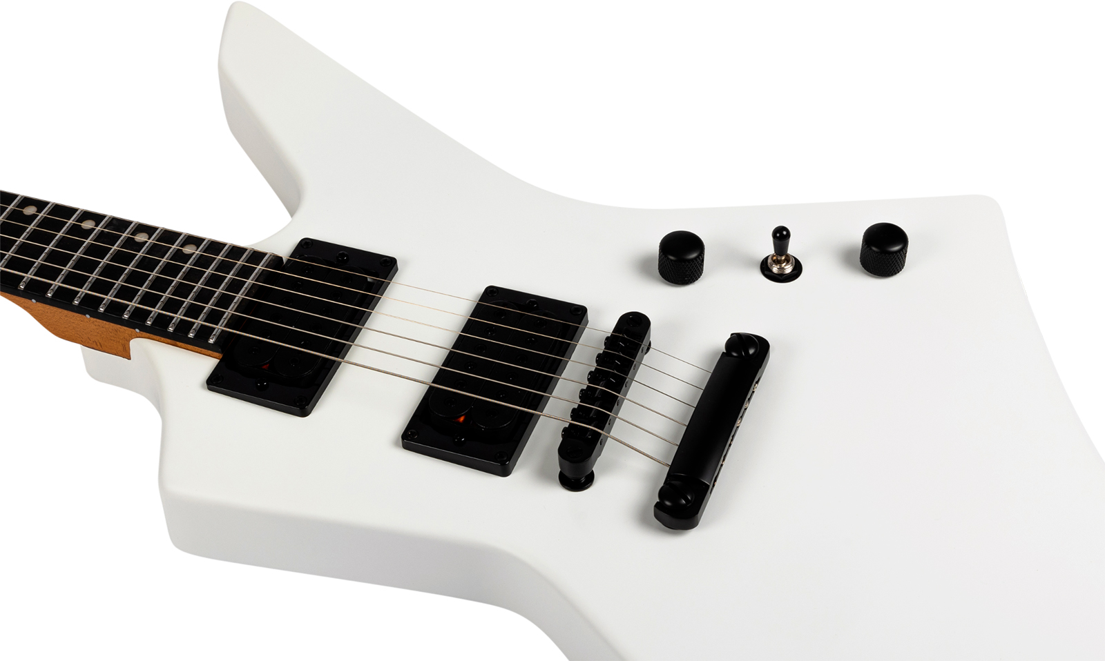 Spira Guitars X400 Mwh 2h Ht Mn - Satin White - Metal electric guitar - Variation 4