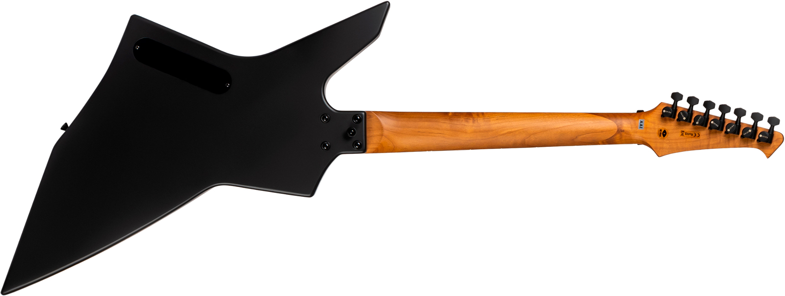 Spira Guitars X407 Mbk 7c 2h Ht Mn - Black Satin - Metal electric guitar - Variation 1