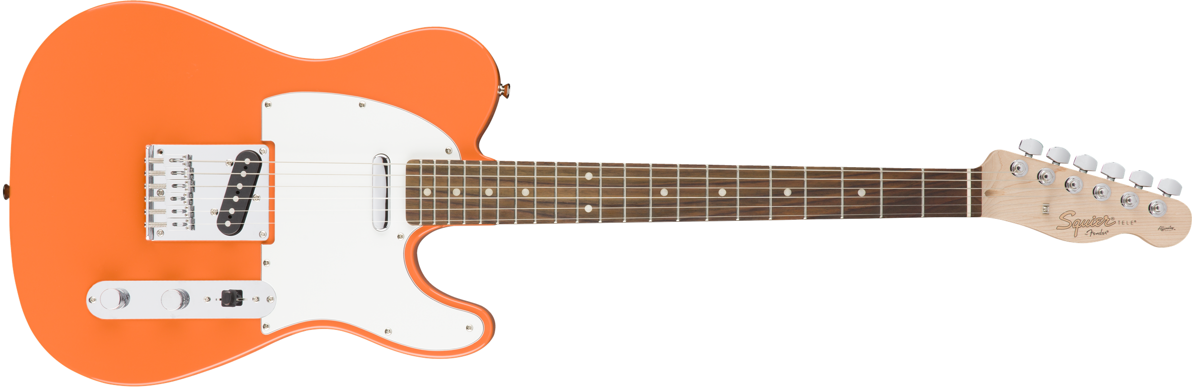 Squier Tele Affinity Series 2019 Lau - Competition Orange - Tel shape electric guitar - Variation 1
