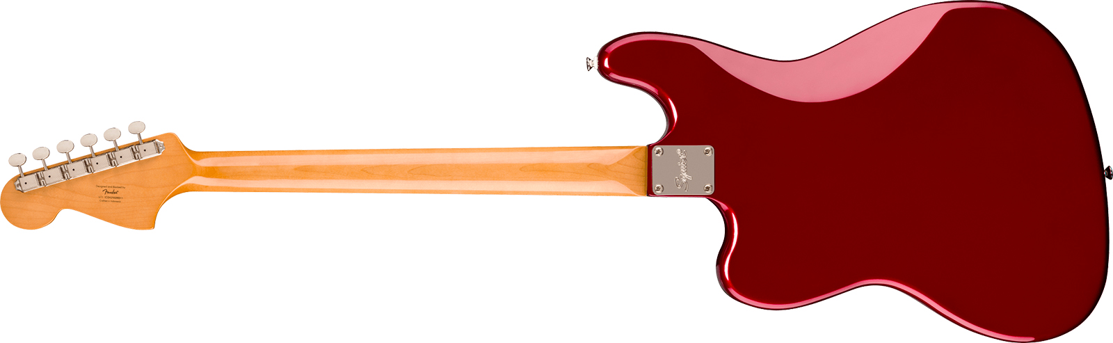 Squier Bass Vi Classic Vibe Ltd 3s Trem Lau - Candy Apple Red W/ Matching Headstock - Solid body electric bass - Variation 1