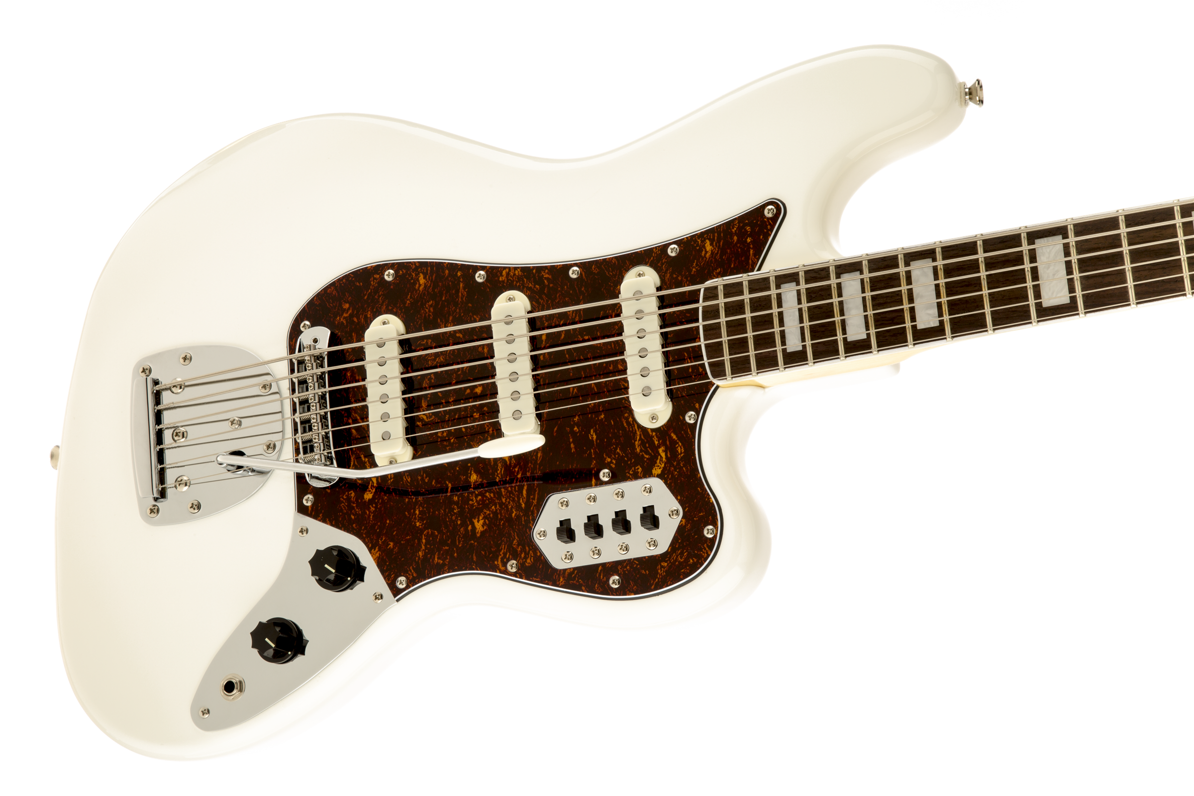 Squier Bass Vi Vintage Modified (rw) - Olympic White - Solid body electric bass - Variation 2