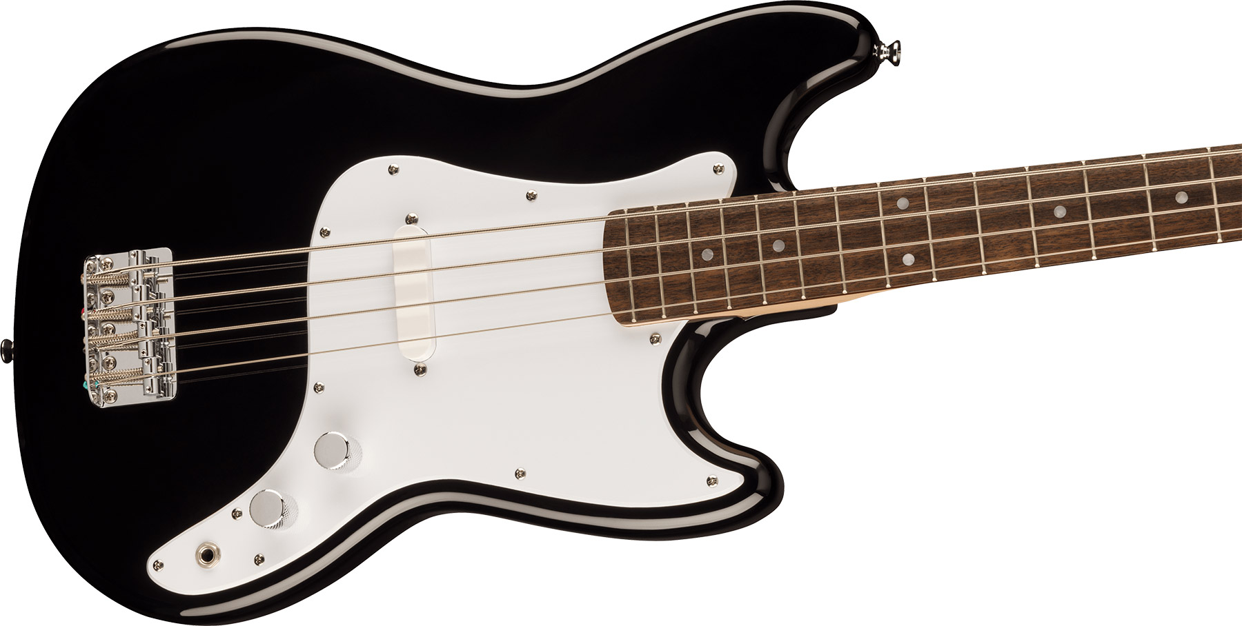Squier Bronco Bass Sonic Lau - Black - Solid body electric bass - Variation 2