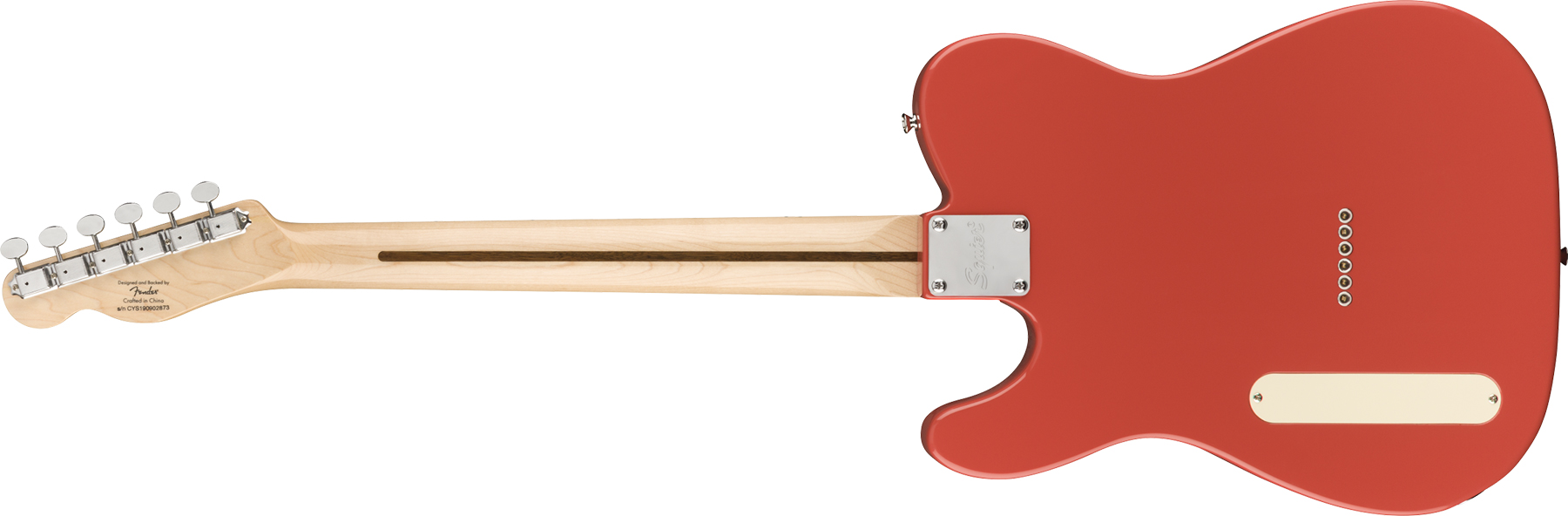 Squier Tele Thinline Cabronita Paranormal Ss Ht Mn - Fiesta Red - Semi-hollow electric guitar - Variation 1