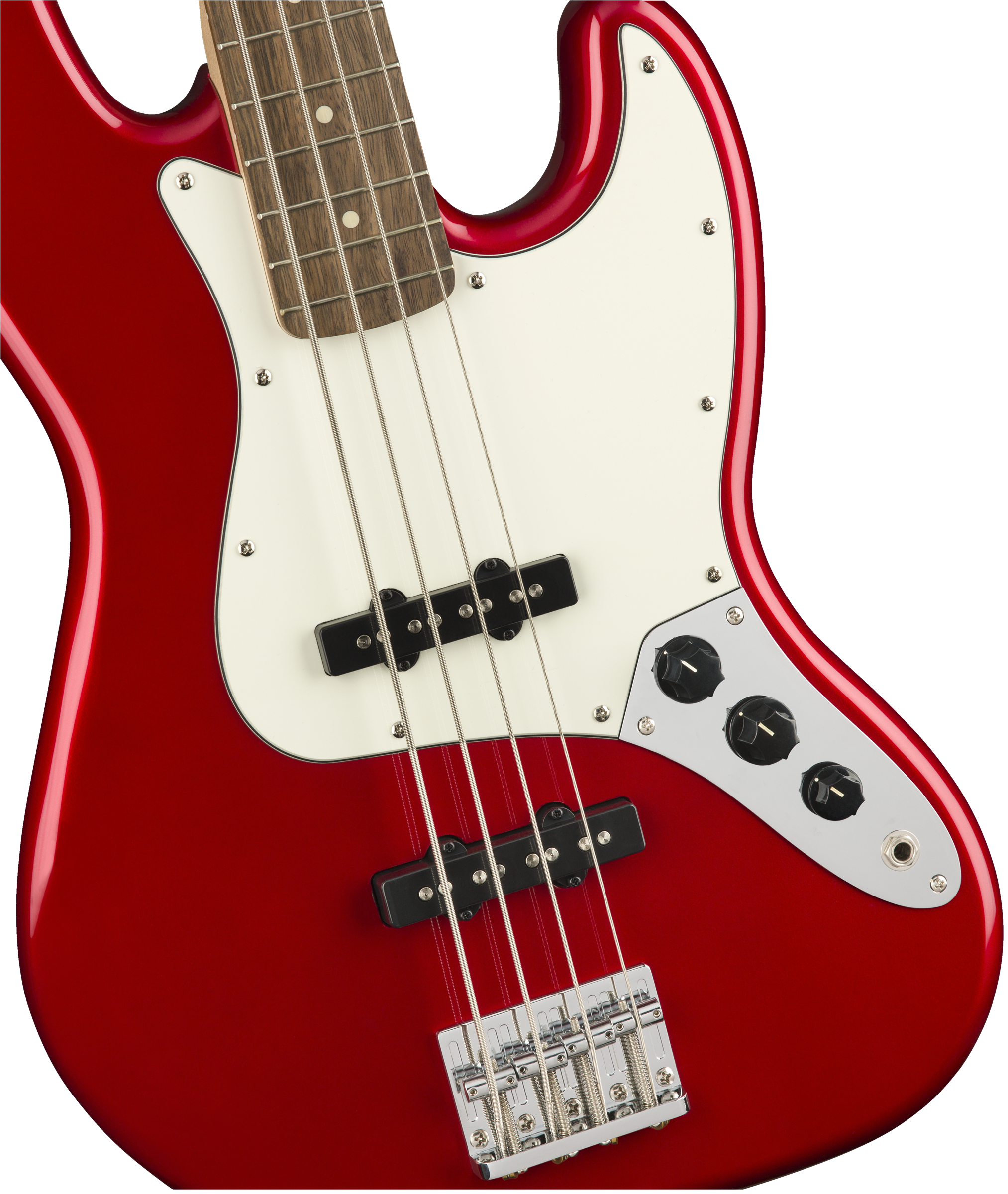 Squier Contemporary Jazz Bass Lau - Metallic Red - Solid body electric bass - Variation 2