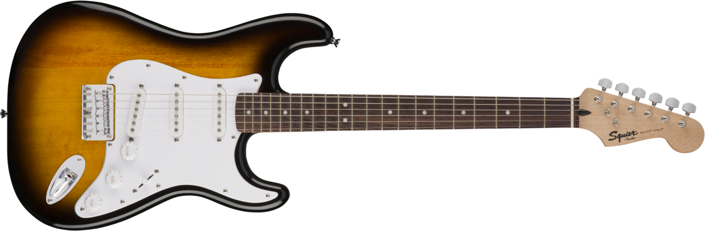 見逃し厳禁！おトクな Squier Bullet Stratocaster HT SSS (LAU) - brown sunburst Str ギター