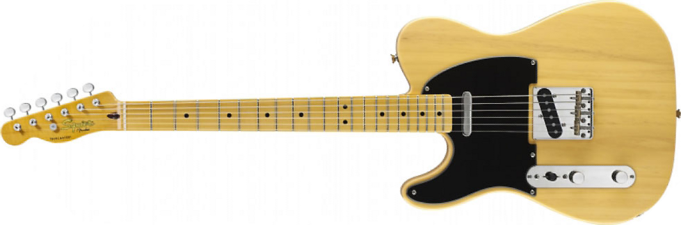 Squier Classic Vibe Telecaster '50s Lh Gaucher Mn - Butterscotch Blonde - Left-handed electric guitar - Main picture