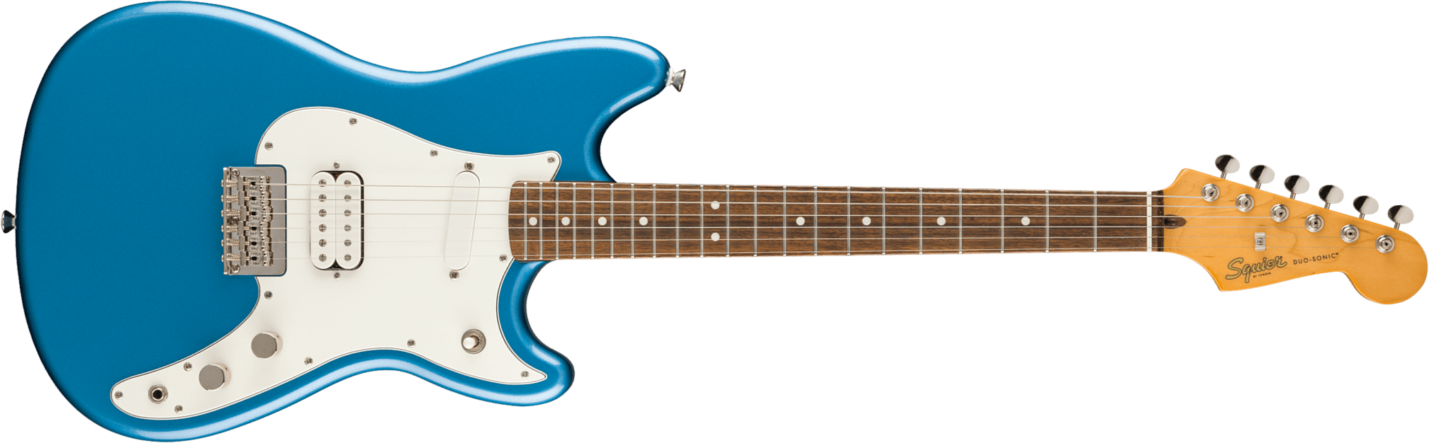 Squier Duo-sonic Hs Classic Vibe Shsc Ht Lau - Lake Placid Blue - Retro rock electric guitar - Main picture