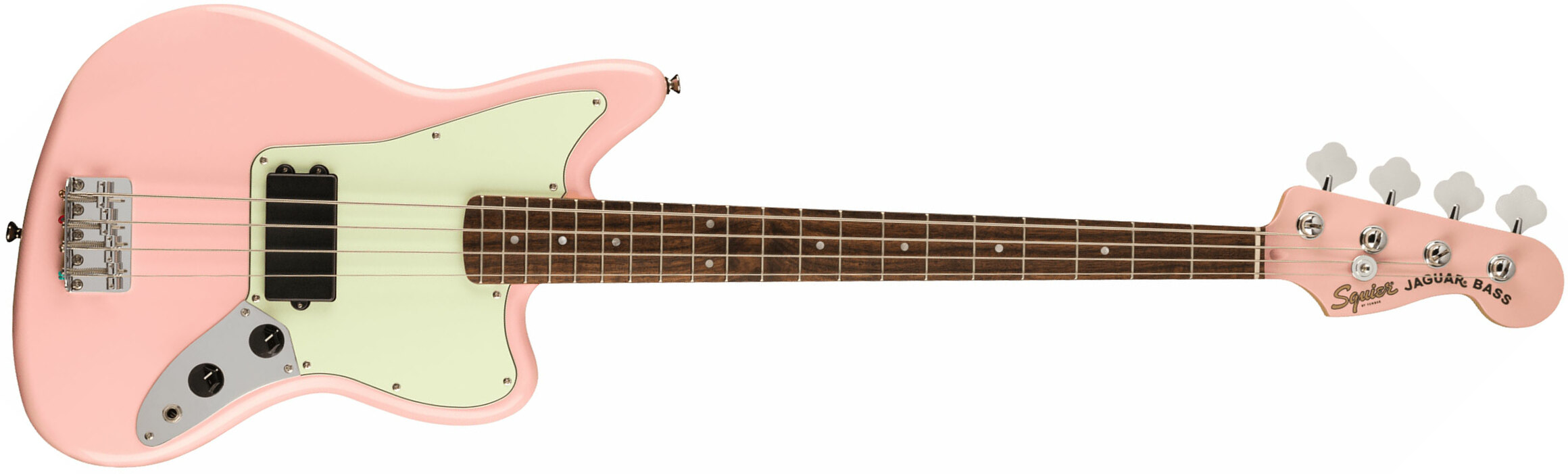 Squier Jaguar Bass H Affinity Fsr Lau - Shell Pink - Solid body electric bass - Main picture