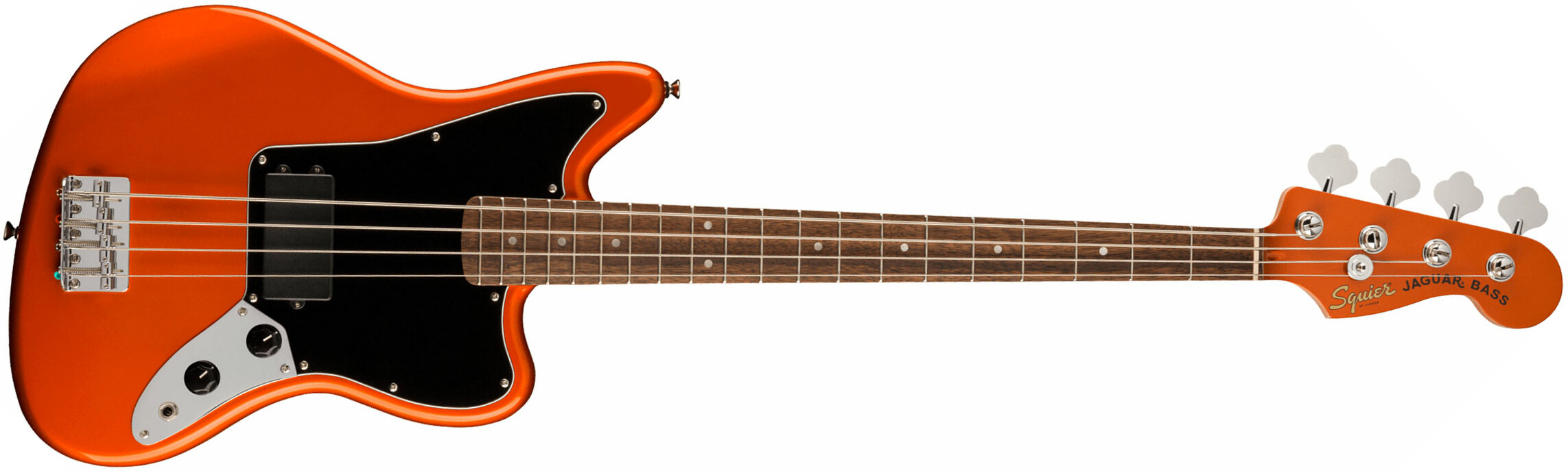 Squier Jaguar Bass H Affinity Fsr Lau - Metallic Orange - Solid body electric bass - Main picture