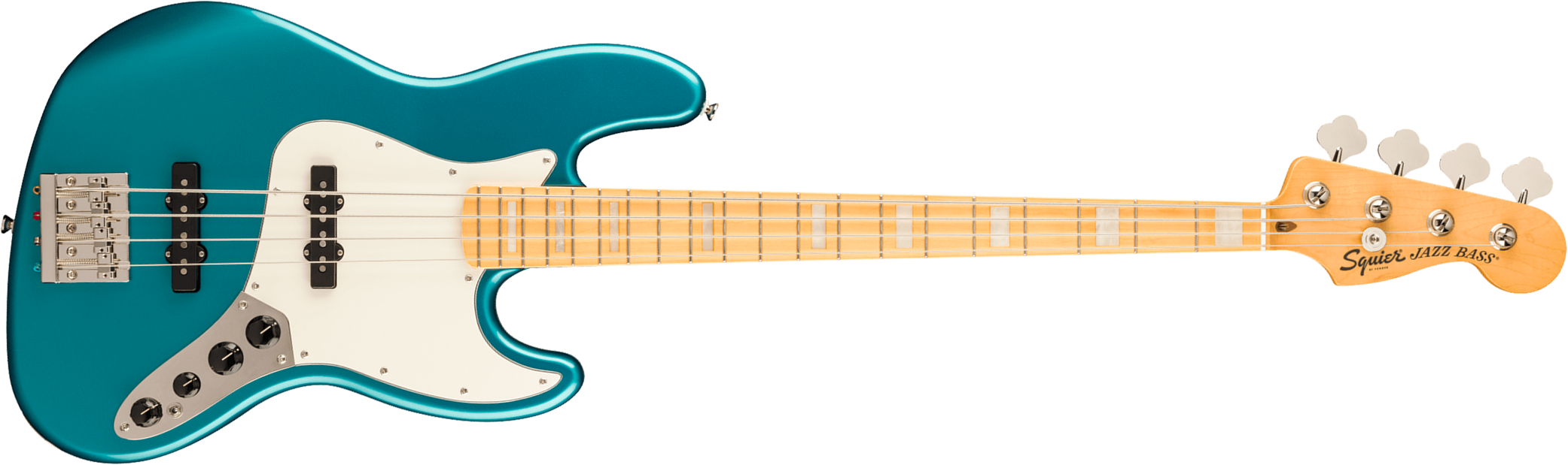 Squier Jazz Bass 70s Active Classic Vibe Mn - Ocean Turquoise - Solid body electric bass - Main picture