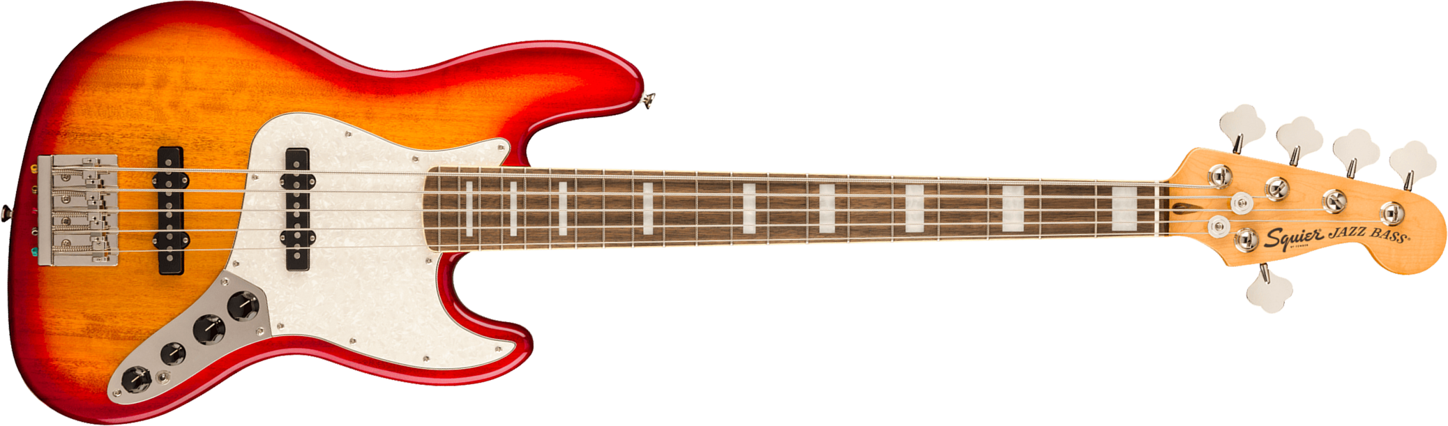 Squier Jazz Bass 70s Active V Classic Vibe 5c Mn - Sienna Sunburst - Solid body electric bass - Main picture